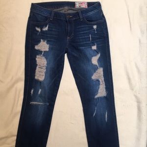 Blue Jeans with rips